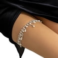 thumbnail image 5 of Chaîne de Cuisse à Franges Sexy avec Strass, Chaîne de Cuisse Simple Réglable Élastique pour Femmes (Rhinestone), 5 of 5