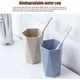 thumbnail image 5 of Vasos prismáticos para cepillos de dientes, vaso ecológico para bebidas con textura antideslizante para usos múltiples en el baño o la cocina, diseño creativo octagonal, soportes para cepillos de, 5 of 5