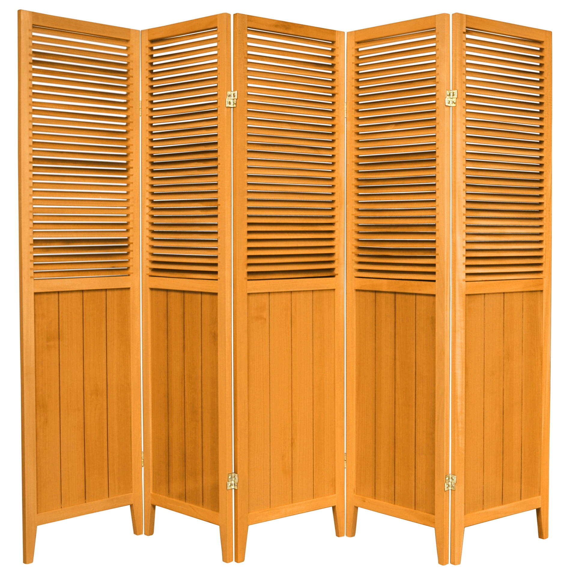 6-ft-tall-beadboard-divider-honey-5-panels-walmart