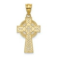 thumbnail image 3 of 14K Yellow Gold Charm Pendant Celtic Cross, 3 of 4