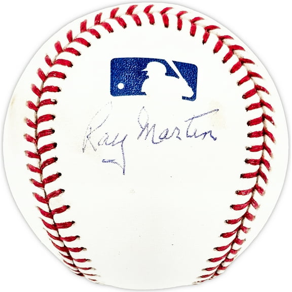 Ray Martin Autographed Official MLB Baseball Boston Braves SKU #225986