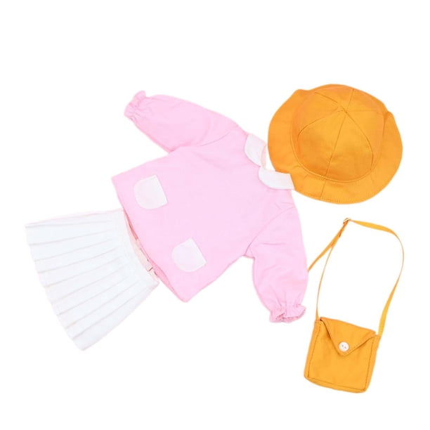 Conjunto de Ropa para Muñecas BJD 1/6 perfke Vestido Traje De Falda Rosa
