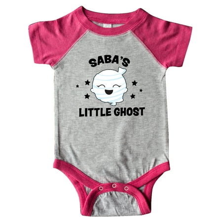 

Inktastic Cute Saba s Little Ghost with Stars Gift Baby Girl Bodysuit
