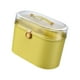 thumbnail image 5 of Organizador de almacenamiento para el hogar, caja organizadora con tapa y asa, dos compartimentos Amarillo, 5 of 9