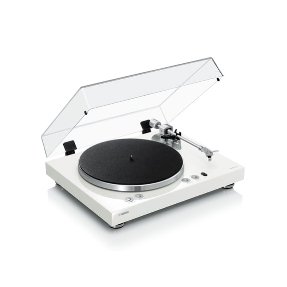 Restored Yamaha TT-N503WH-RB VINYL 500 Bluetooth Turntable, White (Refurbished)