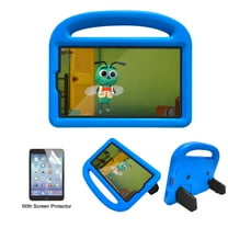 Allytech Kids Case for Samsung Galaxy Tab A7 Lite 2021(8.7 inch), SM-T220/SM-T225 Cover for Children, Slim Shockproof Handle Kickstand Children Friendly Case with Screen Protector for T220, Blue