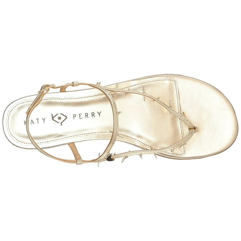 Katy Perry Women s Celeste Flat Sandal Gold Size 9.5 Walmart