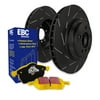 Ebc Brakes S9kr1223 S9 Kits Yellowstuff And Usr Rotors Fits 10 16 Genesis Coupe