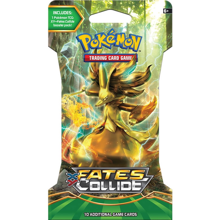 Pokemon XY Fates Collide Sleeved Booster 4 Packs Factory Sealed All artworks 