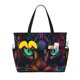 thumbnail image 1 of Easygdp Futuristic Cat Warrior Bolsa de Viaje de Playa de Gran Capacidad, Bolsa Tote Perfecta para la Playa, Escapadas de Fin de Semana y Viajes, 1 of 7