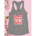 thumbnail image 3 of Best Mommy In World Racerback Tank Women -Image by Shutterstock, Female XX-Large, 3 of 4