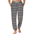 thumbnail image 2 of Men's Plaid Pajama Joggers Elastic Drawstring Waist Sleep Pants Casual Loungewear Bottoms with Side Pockets, 2 of 7
