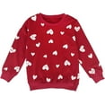 thumbnail image 3 of Kids Clothes Set Long Tops Girls Warm Long T-Shirt Top + Skirt Pants Outfits with Heart Shape, 3 of 5