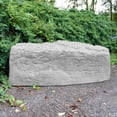 thumbnail image 4 of RTS Home Accents Large Landscape Rock, Armor Stone Appearance, Lightweight, 36"W x 27"D x 14"H, Left Triangle, Gray Color, 4 of 5