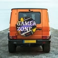 thumbnail image 7 of DouZhe Waterproof Spare Tire Cover, Game Time Gamer Zone Prints Adjustable Wheel Covers Fit for Jeep Trailer RV SUV Car, 17 inch, 7 of 7
