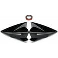 thumbnail image 2 of Applicable to Add-on Car Mirror Cap Cover Compatible For Seat Leon / 5F MK3 ST/Cupra 2013-2020 / . MK5 Arona 2017-2018 Car Side Rearview Mirror Cover(Glossy Black), 2 of 6