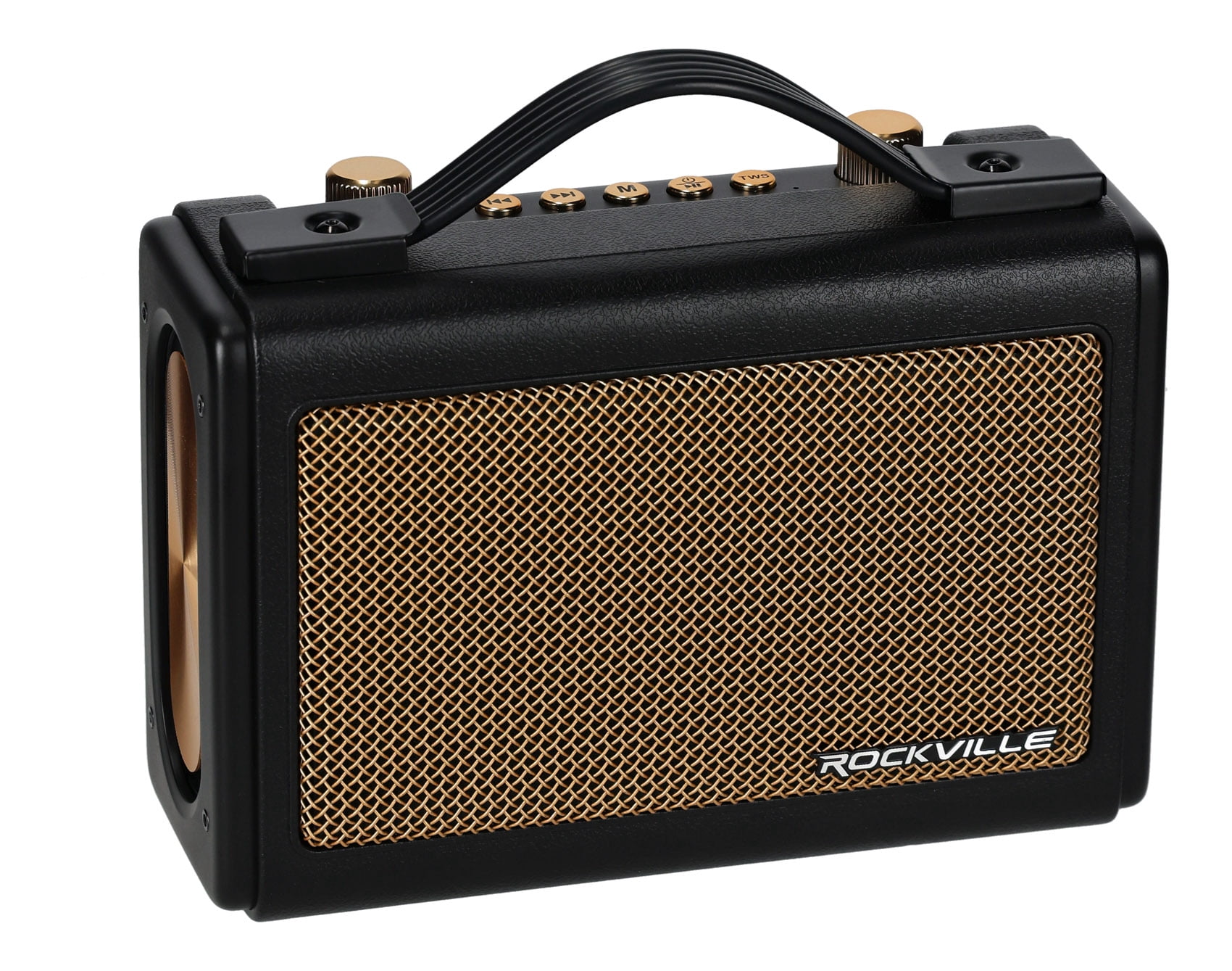 Rockville GlideTone Vintage Style Portable & Home Bluetooth Speaker Loud & Clear