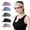 Gray, variant on Sport Hat Sun Visor Hat Empty Top Colorful Stripes Hat with Sweatband Adjustable Stretchy Band Extended Brim Tennis Sport Hat