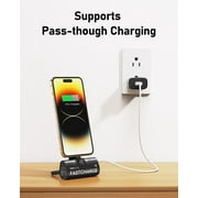 VT052L 5000mAh Power Bank,Portable Charger Battery Pack,Compatible with iPhone,Black
