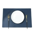 thumbnail image 1 of CSChome Placemat Faux Leather Placemats Heat Resistant Non-Slip Stain-Proof Reusable Rectangular Design for Home Kitchen, 1 of 6