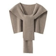 thumbnail image 2 of Sweater Shawl Wraps for Women, Soft Warm Knitted Shawls Travel Casual Scarf Cape Shoulder Tops Fashion Wrap Lady Shawl, 2 of 6