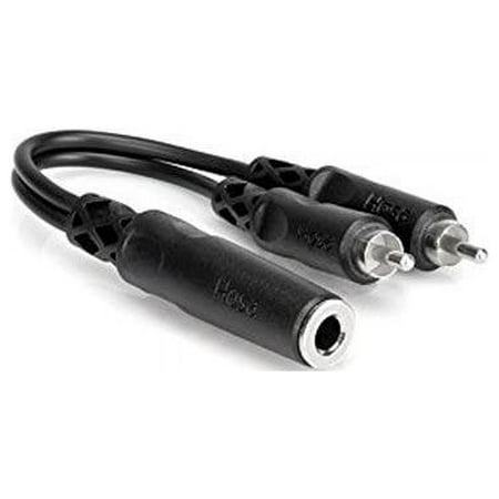 UPC: 0728736015258 | Y Cable 1/4-in TSF to Dual RCA