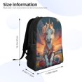 thumbnail image 4 of Fotbe Starry Sky Cute Horse Mochila de Viaje para Laptop, Mochila Ejecutiva Delgada y Resistente 15.6", 4 of 8
