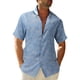 thumbnail image 1 of Camisa de playa de manga corta hawaiana para hombre, camisas informales con botones de verano estampadas Pompotops oipoqjl44806, 1 of 4