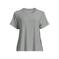 thumbnail image 5 of Athletic Works Women's and Women's Plus ButterCore Tee with Short Sleeves, Sizes XS-4X, 5 of 5