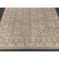 thumbnail image 3 of Soft Light Blue Oushak 9X12 Handmade Wool Rug # 11584, 3 of 11