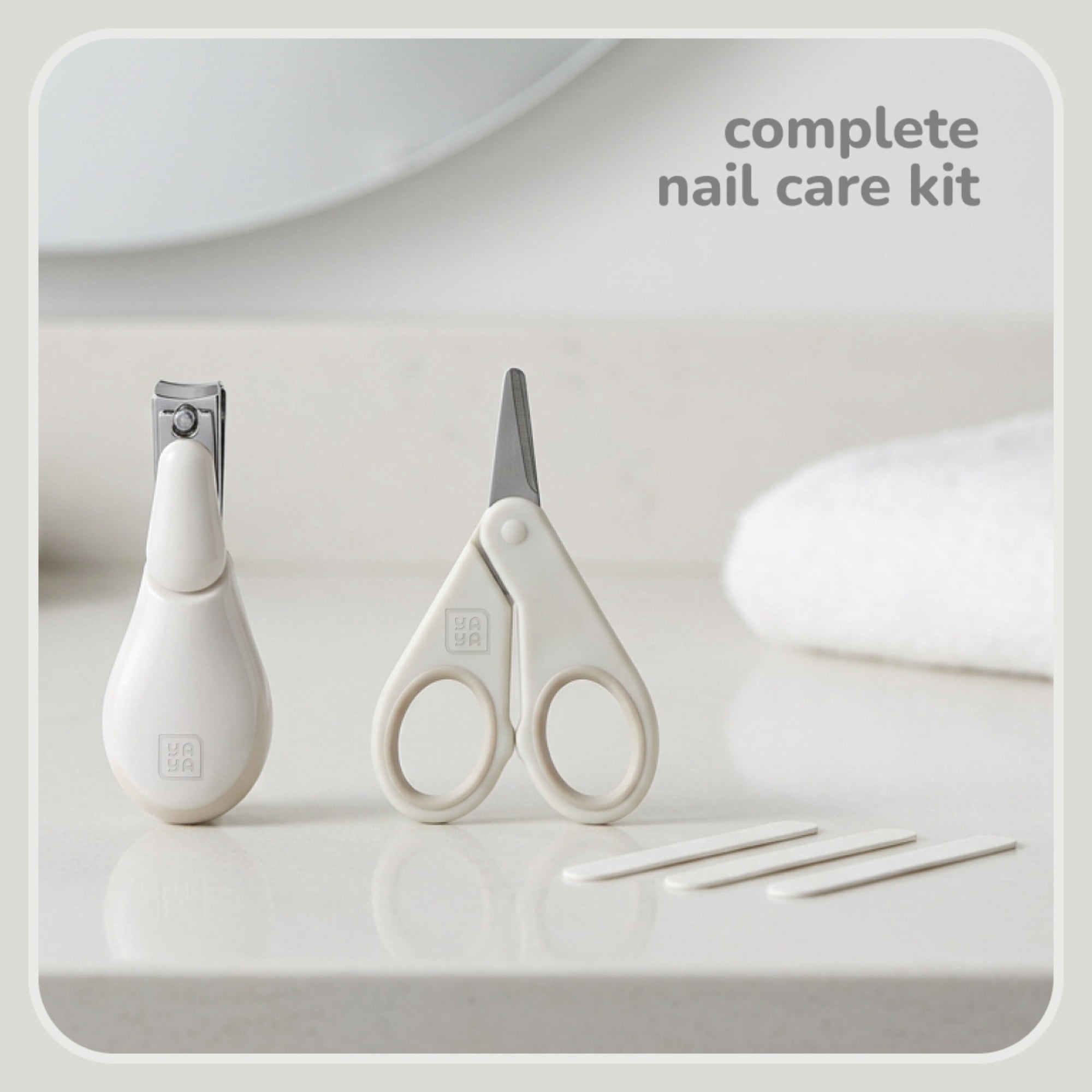 YAYA Mini Mani Baby Nail Kit, Includes Nail Clipper, Nail Scissors