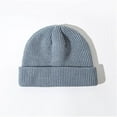 thumbnail image 4 of Qarigey Gorro de punto, gorro de lana, gorro cálido, mano de obra fina, transpirable, Unisex, para hombre, suave, lavable, para exteriores, suministros Sombreros Gris claro/M, 4 of 6