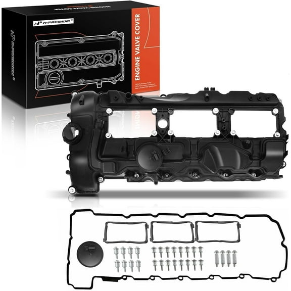A-Premium Engine Valve Cover with Gasket Compatible with BMW X1/3/4/5/6 2011-2019 335i 535i 2011-2015 740i 740Li 2013-2015 3.0L 11127570292