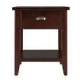 thumbnail image 6 of Leick Home 10507-SC Laurent Secret Compartment Side Table, Chocolate Cherry, 6 of 15