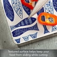 thumbnail image 7 of CounterArt Blue Fish"3mm Tempered Glass Cutting Board 10" by 8", 7 of 7