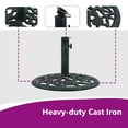 thumbnail image 5 of vidaXL Umbrella Weighted Base Patio Parasol Stand for Poles of 1.4"/1.5"/1.9", 5 of 8