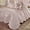 Rose Quartz, variant on Portia Polyester Satin Handcrafted Bedding, 3-Pc Ruby Red Queen Quilted Bedspread Set