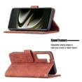 thumbnail image 4 of Compatible with Galaxy S22 Case with Card Holder Slots, Allytech PU Leather Scratch Free Flip Kickstand Magnetic Snap Credit Card Slots Wallet Case for Samsung S22 6.1" 5G 2022, Brown, 4 of 5