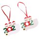 thumbnail image 3 of 2Pcs PVC Blessing Decorative Pendants Christmas Theme Hanging Ornaments For Friends Home Decorations And Parties, 3 of 3
