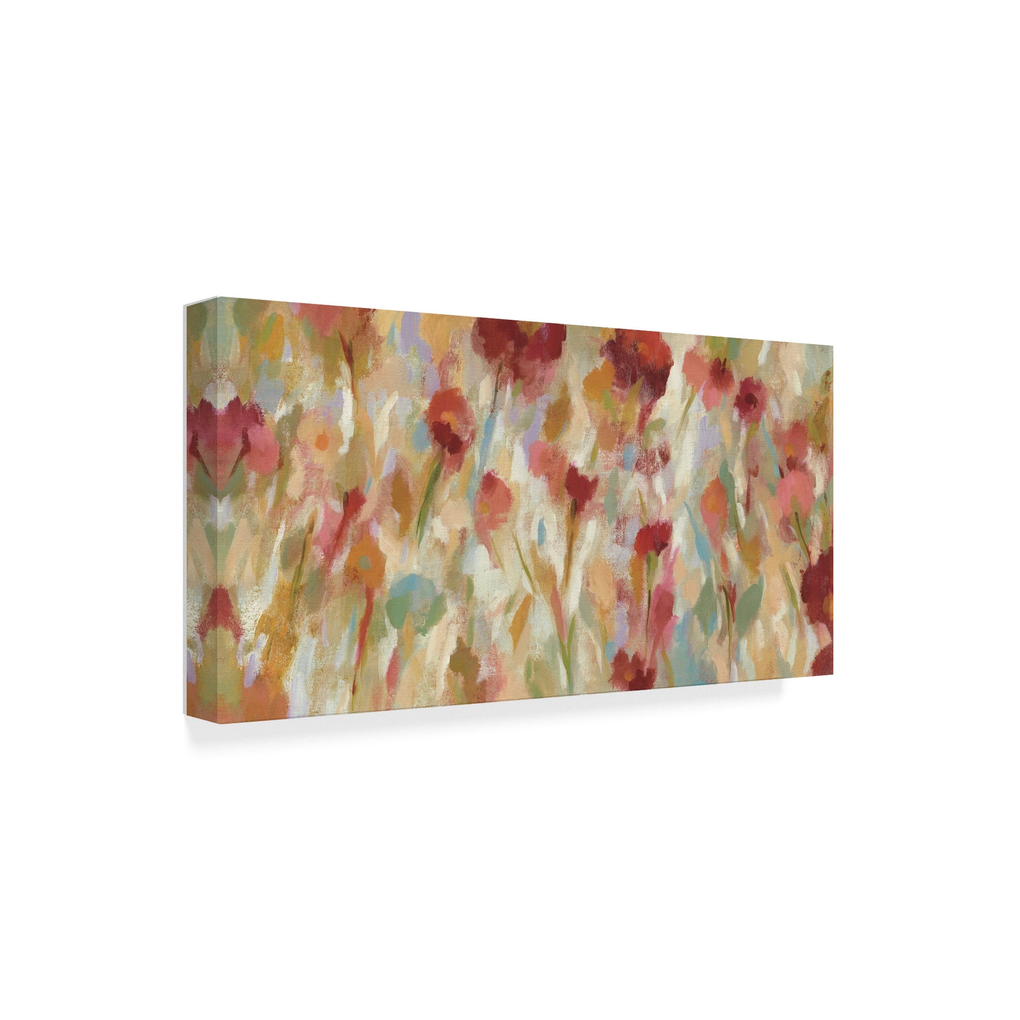 Trademark Fine Art 'Breezy Floral I' Canvas Art by Silvia Vassileva