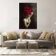 thumbnail image 3 of Cuadro Mujer con Tocado de Flores Marco Plateado Maxigráfica Shop Cuadro Mujer Abstracto, 3 of 4