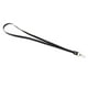 thumbnail image 1 of Correa de cuello de cordón de cuero PU unisex con clip de langosta de metal fuerte para tarjetas de identificación Negro Colcomx Cordones con clip, 1 of 8