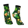 thumbnail image 4 of Bingfone St Patrick'S Day10 Design Patterned Men'S Women'S Casual Cotton Socks, 4 of 9