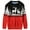 Red Black, variant on SSLR Big Boys Ugly Christmas Sweater Fun Holiday Reindeer Pullover Sweater for Kids