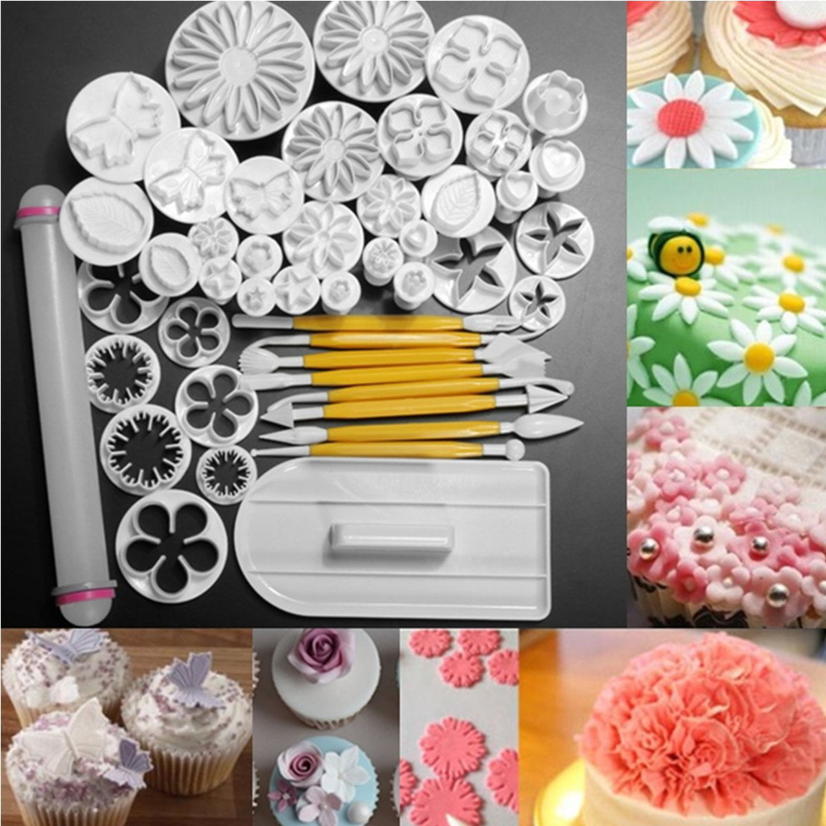 Details about   Cake Decorating Kit by Wellmax Complete Set of Baking Supplies with 24pc... 