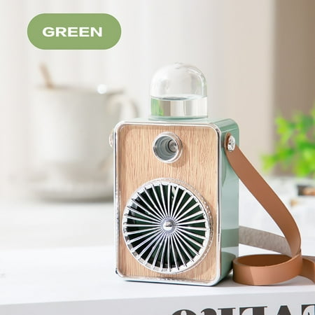 

Christmas Savings Feltree Protable Fan Clearance! Retro Spray Fan USB Carry-on Lanyard Low Noise Portable Pocket Charging Outdoor Fan