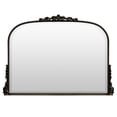 thumbnail image 2 of BEAUTYPEAK 44"x 32" Arched Vanity Mirror Vintage Decor Mirror Wall Mounted, Antique Bronze, 2 of 8
