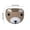 Khaki, variant on Cute Bear-Shaped Woven Rope Storage Basket with Handles – Small Organizer for Nursery, Bathroom, or Home Decor, Foldable Blanket and Towel Bin