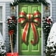 thumbnail image 5 of Linnome Santa Claus Pattern Christmas Door Cover 35x71 Inches, Festive Holiday Door Decoration for Home and Parties, 5 of 6