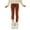 Brown, variant on Pretty Comy Winter Girls Cotton Fleece Lined Leggings Pants Toddler Kids Basic Full Ankle Length Tight Pants 2-13 Years